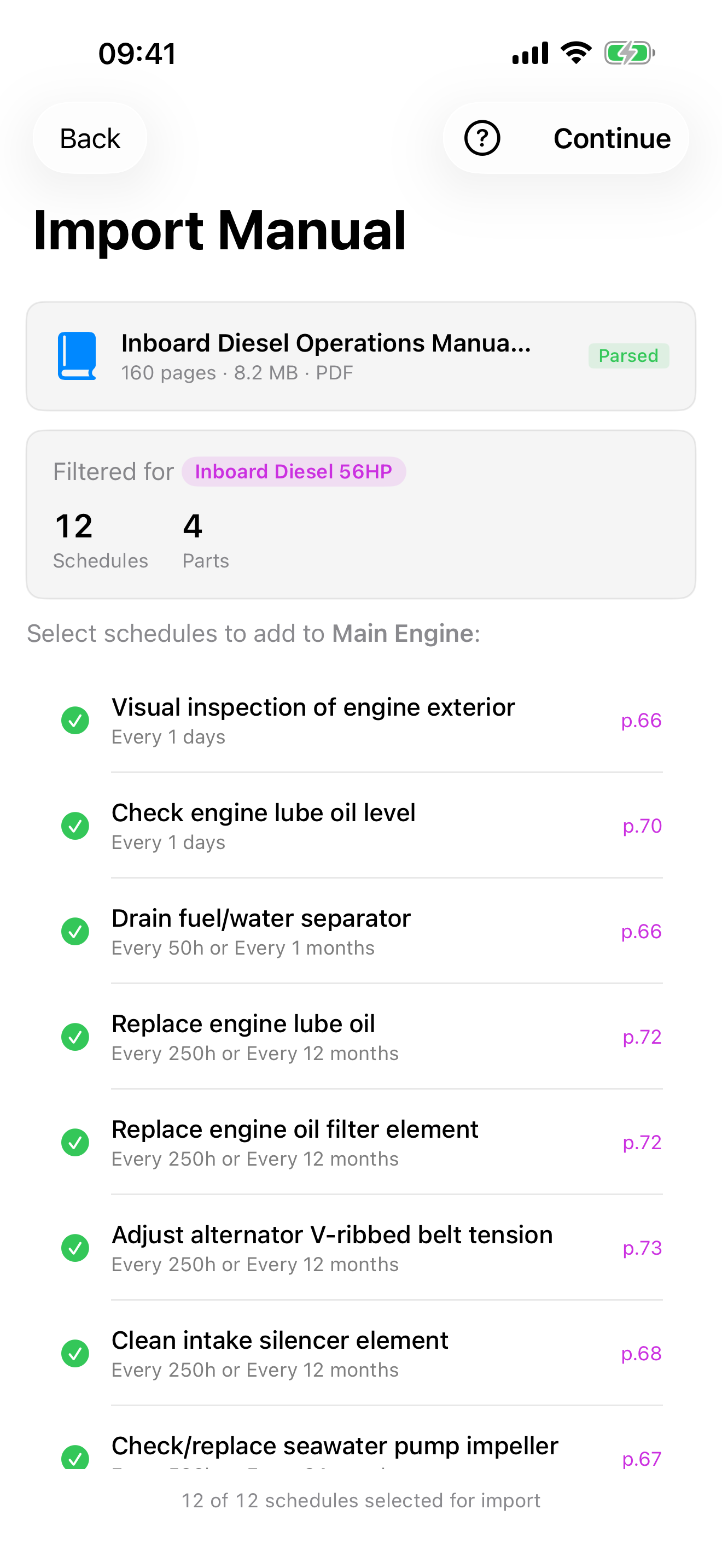 AI-powered PDF manual parsing